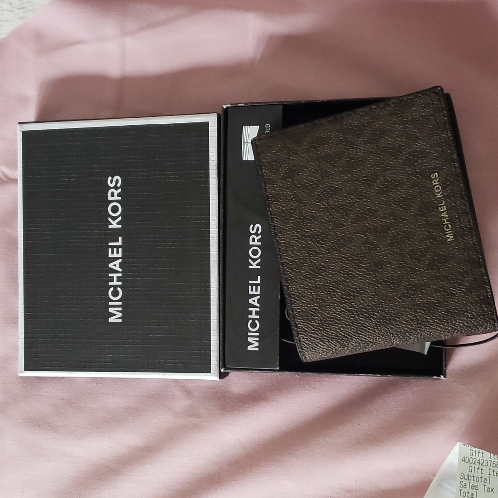 Michael kors men's bifold wallet - Picture 1 of 7